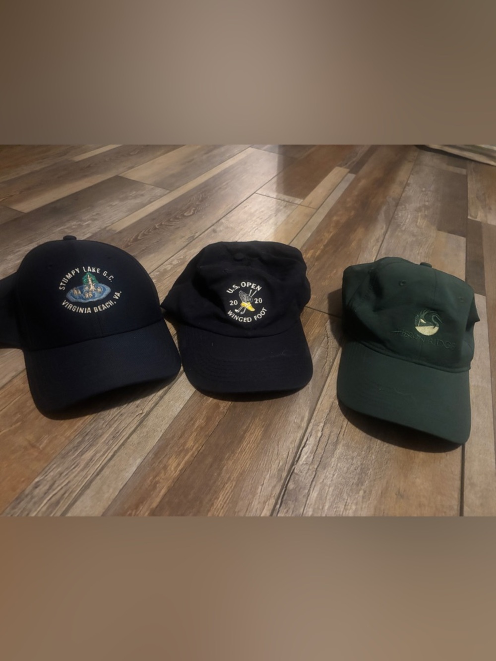 3 Golf Hats